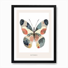 Colourful Insect Illustration Butterfly 29 Poster Art Print