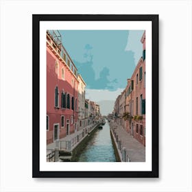 Blue Venice Art Print