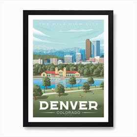 Denver Colorado Art Print