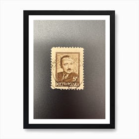 Postage Stamp Of Poland 4 Art Print