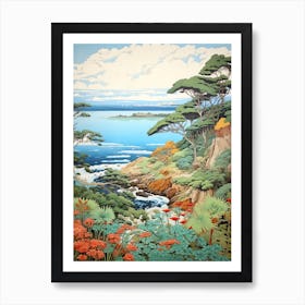 Iriomote Island In Okinawa, Ukiyo E Drawing 2 Art Print