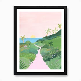 By The Sea Art Print