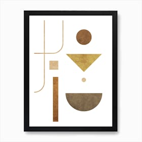 Subtle Opulence White 1 Art Print