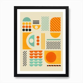 Bauhaus Inspired Art Print