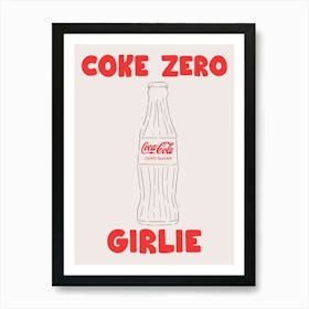 Coke Zero Girlie Fun Poster