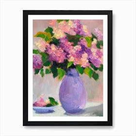 Lilac  Matisse Style Flower Art Print