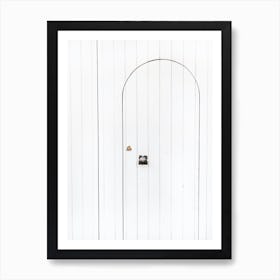 White Door Art Print