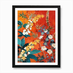 Hokusai Great Japan Botanical Japanese 11 Póster