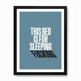 Sleeping Fucking Affiche