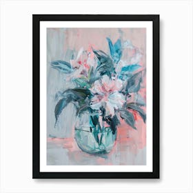 A World Of Flowers Hibiscus 1 Painting Art Print