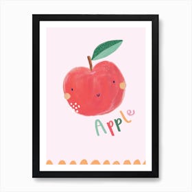 Cute Apple Nursery Baby And Kids Art Print