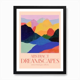 Abstract Dreamscapes Landscape Collection 08 Art Print