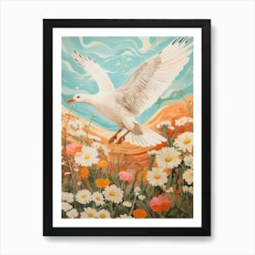 Seagull 1 Detailed Bird Painting Art Print