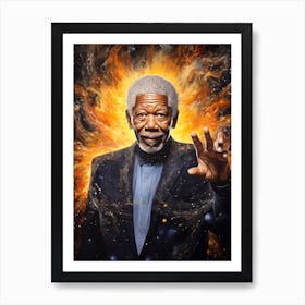 Morgan Freeman (3) Art Print