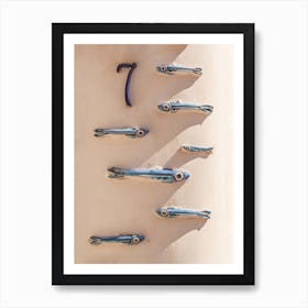Seven Fishes Art Print