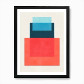 Modern geometry 6 Art Print