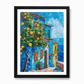 Oranges On The Street 2 Art Print