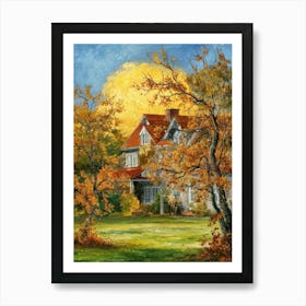 Autumn House 2 Art Print