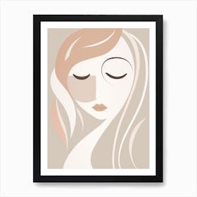 Portrait Of A Woman 24 Art Print