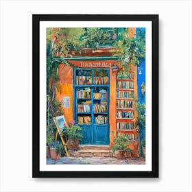 Athens Book Nook Bookshop 1 Art Print