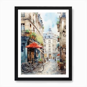 France cityscape Art Print