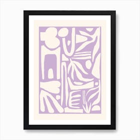 The Wishful Thinking Lavender 1 Art Print