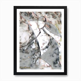 Abstract  Of A Woman 2 Art Print