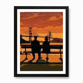 Golden Gate Bridge 3 Art Print