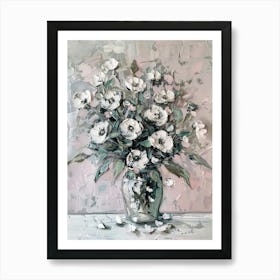 A World Of Flowers Cosmos 3 Painting Art Print