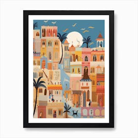 Cairo Egypt 2 Illustration Art Print