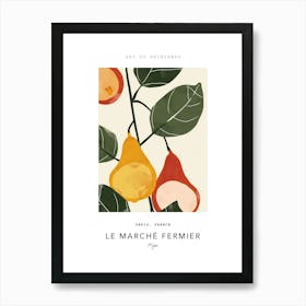 Figs Le Marche Fermier Poster 3 Art Print