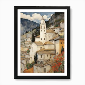 Italian Village 1 Art Print