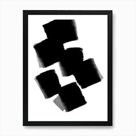 Minimal Black and White Abstract vol. 2 Art Print