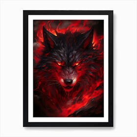 Wolf Art Art Print