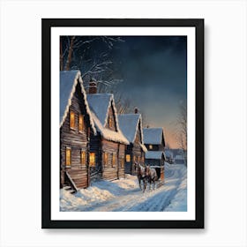 Sleigh Ride Art Print