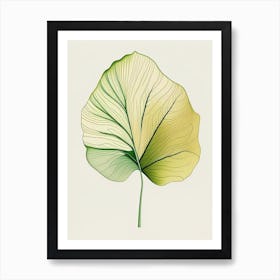 Ginkgo Leaf Warm Tones 4 Poster