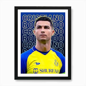 Cristiano Ronaldo 7 Art Print