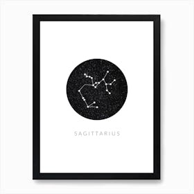 Sagittarius Constellation Art Print