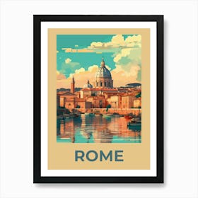 Rome,Old art print.. Art Print