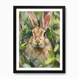 Thrianta Rabbit Painting 4 Art Print