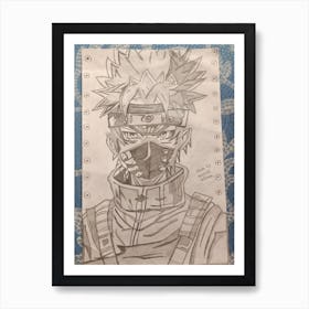 Naruto handmade image Art Print