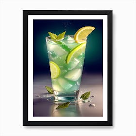 Iced Lemonade 7 Art Print