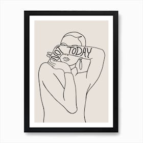 Not Today Art Print