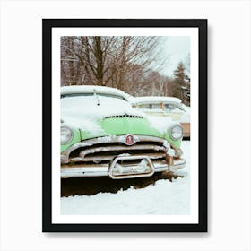 Upstate New York Snow on Film Art Print