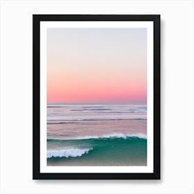 Lorne Beach, Australia Pink Photography 2 Art Print