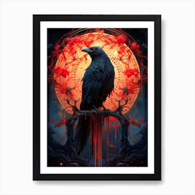 Raven Art Print