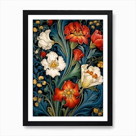 Flowers In A Vase 13 Art Print