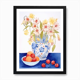 Flowers In A Vase 9 Art Print