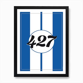 Cobra 427, Racing Design Art Print