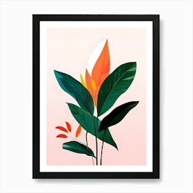 Tropical Flowers 3 Art Print